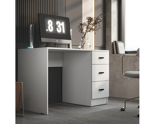 Стол письменный Стандарт белый гладкий